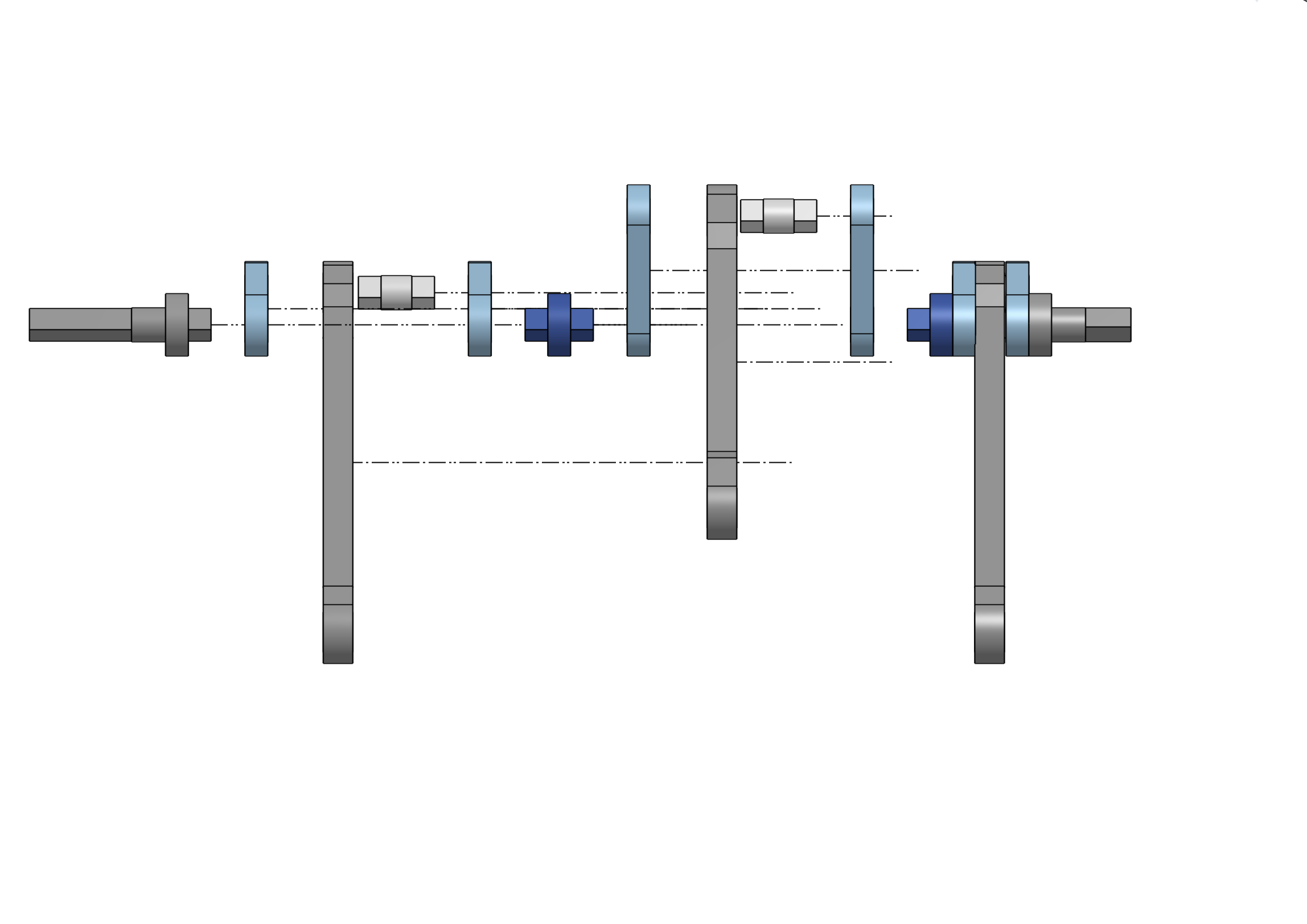 Verify crank pieces from a top view